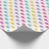 Stippenontwerp met levendig kleurenpalet cadeaupapier (Hoek)
