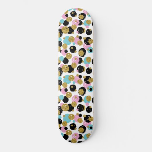 Stippenpatroon 10 persoonlijk skateboard (Voorkant)