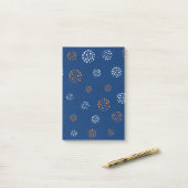 Stippenpatroon 13 post-it® notes (Op bureau)