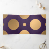 Stippenpatroon 15 drieluik wenskaart (Binnen)