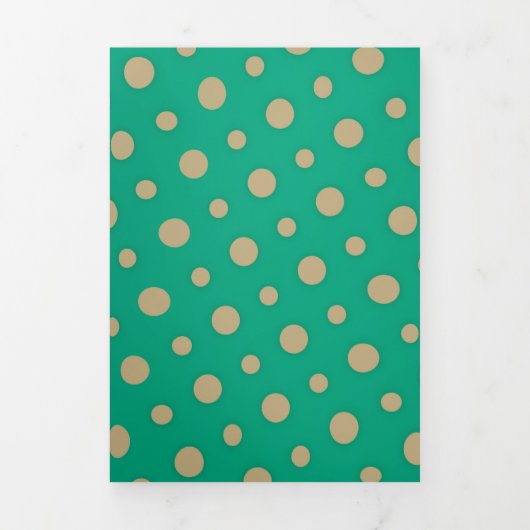 Stippenpatroon 2 drieluik wenskaart (Cover)