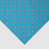 Stippenpatroon - Blauw Roze Tissuepapier (Detail)