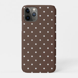 Stippenpatroon Bruin Wit voor Vrouwen Meisjes Case-Mate iPhone Case