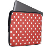Stippenpatroon laptop sleeve (Voorkant Rechts)