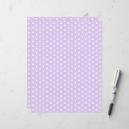 Stippenpatroon Lavendel Paarse Scrapbook Papier