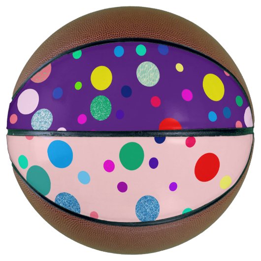 Stippenpatroon Mini Basketbal Hoop (Voorkant)