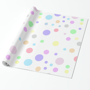 Stippenpatroon Pastel Stippen Cadeaupapier