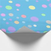 Stippenpatroon Pastel Stippen Cadeaupapier (Hoek)