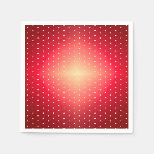 Stippenpatroon Rood Servet (Voorkant)