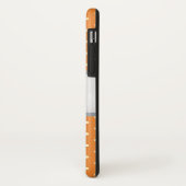 stippenpatroon stijlvol (oranje) Case-Mate iPhone case (Achterkant/links)