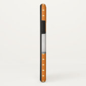 stippenpatroon stijlvol (oranje) Case-Mate iPhone case (Achterkant/rechts)