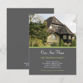 Stippenrand foto verhuisbericht aankondiging (Voorkant / Achterkant)