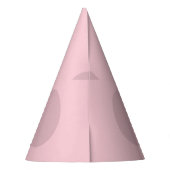 Stippenroze feesthoedjes (Achterkant)