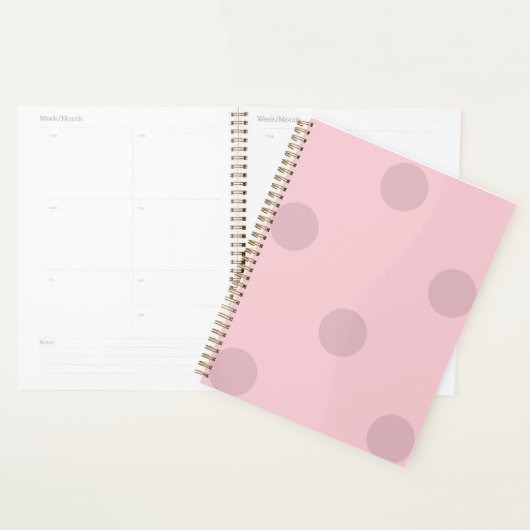 Stippenroze Notitieblok Planner (Display)
