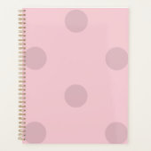 Stippenroze Notitieblok Planner (Voorkant)