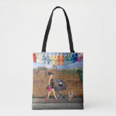 Stippenstraat Kunstscene Tote Bag (Voorkant)