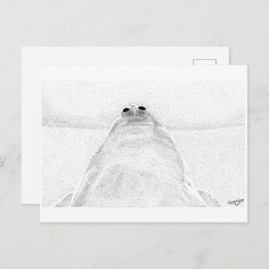 Stippled Chicken Briefkaart (Voorkant / Achterkant)