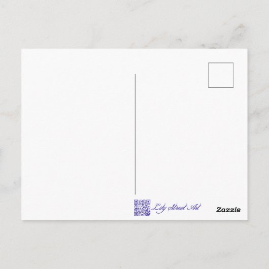 Stippled Chicken Briefkaart (Achterkant)