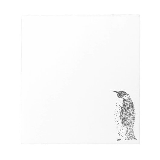 Stippled Penguin Notitieblok (Voorkant)