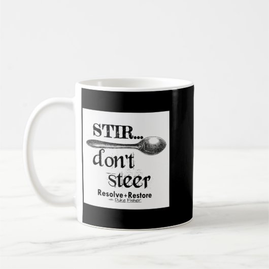 Stir Dont Steer Koffiemok (Links)
