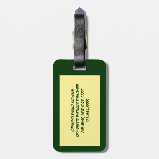 Stir Fry Bagagelabel (Achterkant verticaal)