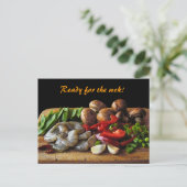 Stir Fry Briefkaart (Staand voorkant)