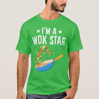 Stir Fry Chinees eten meisje T-shirt