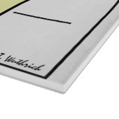 Stir Fry Chinese Food Wok Cartoon Funny Snijplank (Hoek)