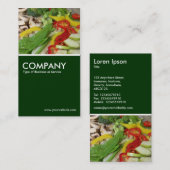 Stir-fry - Donkergroen Visitekaartje (Voorkant / Achterkant)