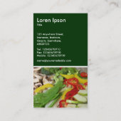 Stir-fry - Donkergroen Visitekaartje (Achterkant)