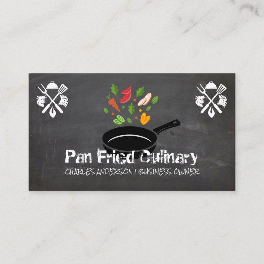 Stir Fry Pan | Culinair | Chef Visitekaartje (Voorkant)