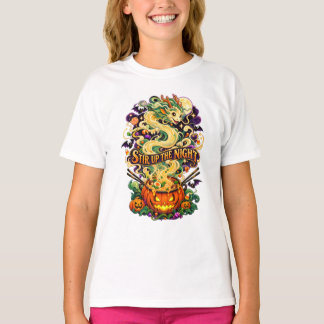 Stir Up Night Maan Draak Halloween T-shirt