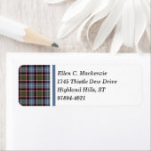 Stirling and Bannockburn Scotland District Tartan Etiket (Insitu)