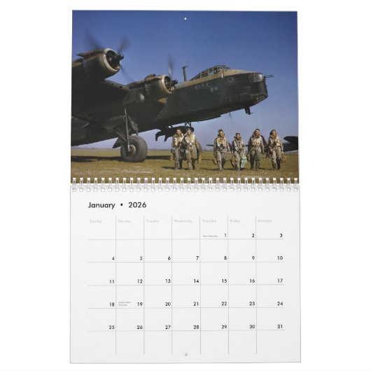 Stirling Bombers Kalender (Jan 2026)