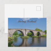 Stirling Bridge Scotland Briefkaart (Voorkant / Achterkant)