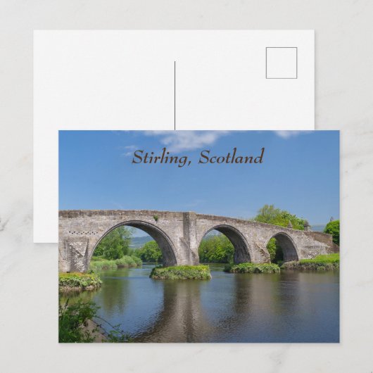 Stirling Bridge Scotland Briefkaart (Voorkant / Achterkant)