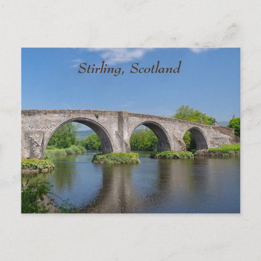 Stirling Bridge Scotland Briefkaart (Voorkant)