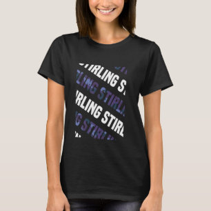 Stirling Camo Pattern Paarse Camouflage T-shirt