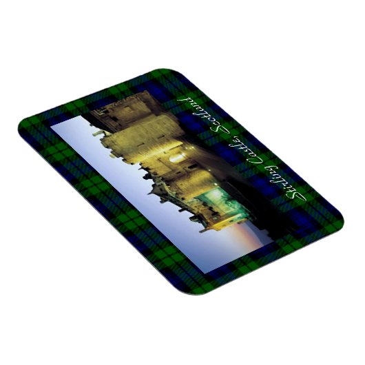 Stirling Castle Illuminated Tartan Border Magneet (Rechterzijde)