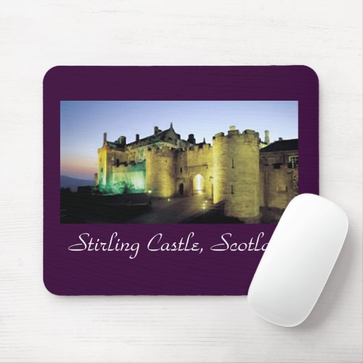 Stirling Castle in Dusk Mousepad Muismat (Met muis)