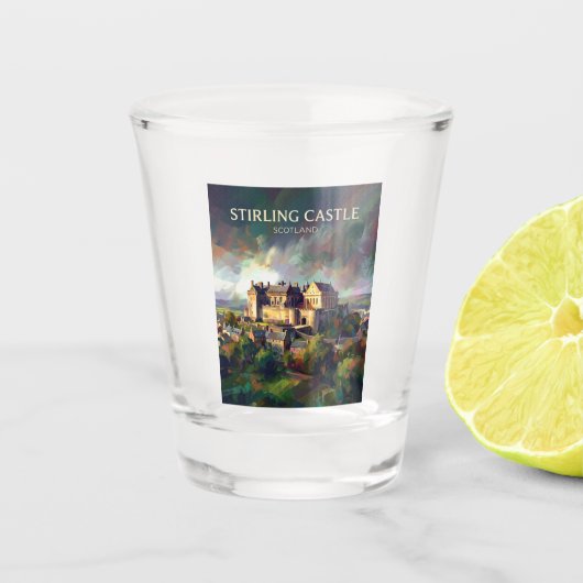 Stirling Castle Schotland Shot Glas (Voorkant)