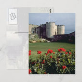 Stirling Castle, Schotse bloemen Briefkaart (Voorkant / Achterkant)