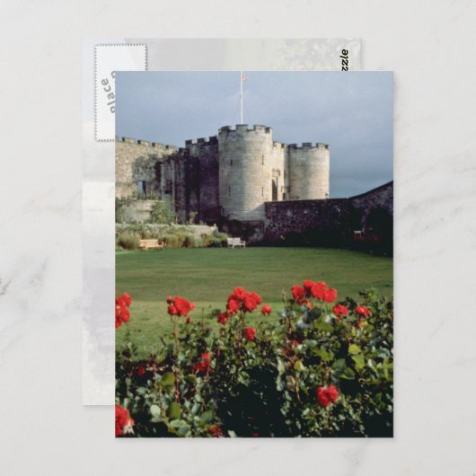 Stirling Castle, Schotse bloemen Briefkaart (Voorkant / Achterkant)