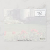 Stirling Castle, Schotse bloemen Briefkaart (Achterkant)