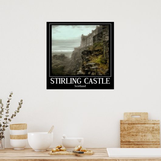 Stirling Castle Scotland Poster Art (Keuken)