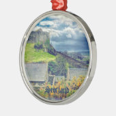 Stirling Castle Walls and Cloudy Skies Scotland Metalen Ornament (Links)