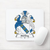 Stirling Family Crest Muismat (Met muis)