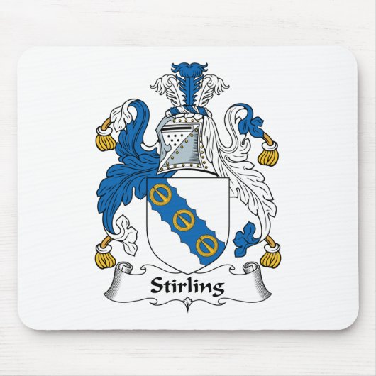 Stirling Family Crest Muismat (Voorkant)