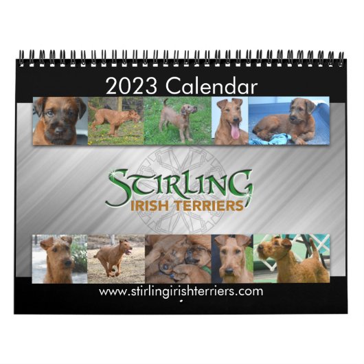 Stirling Irish Terriers-kalender 2023 Kalender (Hoes)