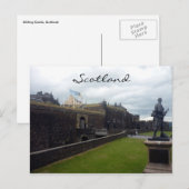 stirling kasteel voorzijde briefkaart (Voorkant / Achterkant)